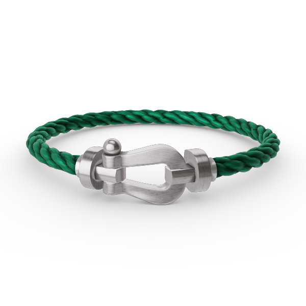 GlowFORCE LARGE HORSESHOE NO DIAMOND BRACELET SILVER