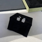 ¡®Glow¡¯CLOVER MINI DIAMOND STUD EARRINGS